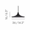 Tom Dixon Brass Beat Wide Pendant Light