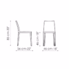 Bonaldo Kayla Dining Chair Low & High