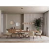 Bontempi Casa Bach Barrel Fixed Dining Table 250cm