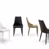 Bontempi Casa Clara Armchair with Upholstered Legs