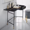 Bontempi Casa 'Vanity' Dressing Makeup Vanity Table with a Paper Holder in SuperMarble