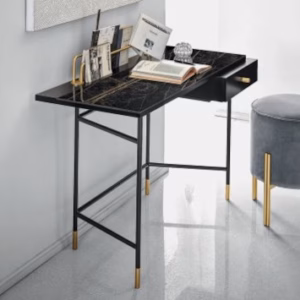 Bontempi Casa 'Vanity' Dressing Makeup Vanity Table with a Paper Holder in SuperMarble