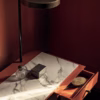 Bontempi Casa 'Vanity' Dressing Makeup Vanity Table with Mirror & Light in SuperMarble
