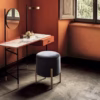 Bontempi Casa 'Vanity' Dressing Makeup Vanity Table with Mirror & Light in SuperMarble