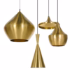 Tom Dixon Brass Beat Tall Pendant Light