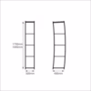 Cattelan Italia Open Wind Showcase in Clear Glass