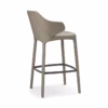 Cattelan Italia Wanda Stool, fabric, synthetic nubuck, synthetic leather, soft leather