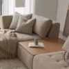 Sits Cleo Footstool with Box and Veneer Top