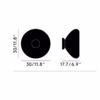 Tom Dixon Steel Void Wall Light