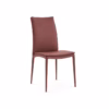 Eforma Asia Chair Diamond Quilted Upholstered with Metal Frame, In Low or High Back