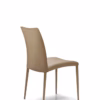 Eforma Asia Chair Diamond Quilted Upholstered with Metal Frame, In Low or High Back