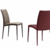 Eforma Asia Chair Edge (Piping) with Metal Frame, In Low or High Back