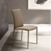 Eforma Asia Chair Upholstered with Metal Frame, In Low or High Back