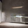 Foscarini Troag Strip Suspension Light Wood 185cm Length in 2 Finishes