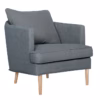 Sits Julia Armchair Upholstered in Fabric, Leather