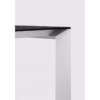 Kristalia Nori Glass Fixed Dining Table Depth 90cm