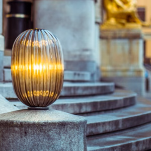 Plass Media Table Lamp by Foscarini