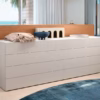 Novamobili EASY 2 Drawer Bedside Table / Chest of Drawers 54cm Width