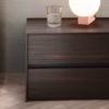 Novamobili PITAGORA 2 Drawer Bedside Table 65.8cm Width