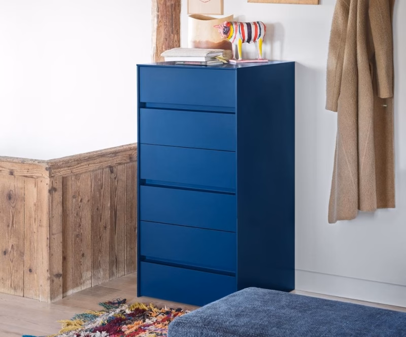 Novamobili PITAGORA 6 Drawer Tall Chest 113.1cm Height