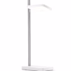 Pablo Design Talia Table Lamp White with Silver Post
