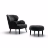 Sits Ross Home Armchair Lounge Chair with Footstool