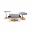 Tom Dixon Flash Side Table Circle in Brass