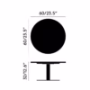 Tom Dixon Flash Side Table Circle in Brass