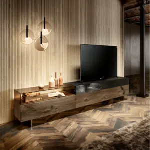 Lago 36e8 Glass TV media unit