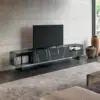 Lago 36e8 Glass TV media unit