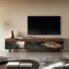 Lago 36e8 Glass TV media unit