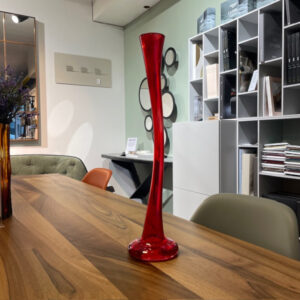 Red vase