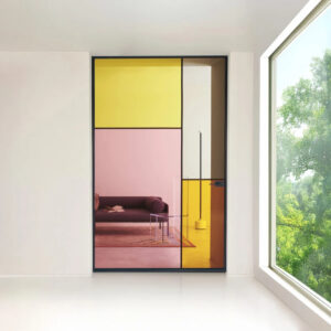 Glas Italia Sherazade pivot plain patchwork door