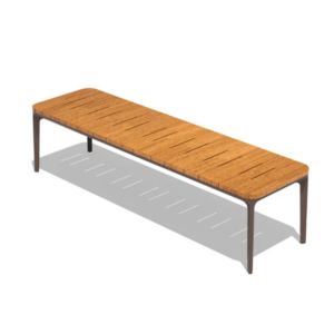Sovet Italia outdoor slim bench