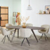 Brees New World Pebble Dining Table
