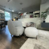 MIDJ Mys Lounge Armchair and Footstool
